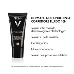 Vichy Dermablend Fondotinta Fluido Coprente Per Pelle Grassa Con Imperfezioni Tonalita' 15 - 30 Ml -Vendite Rougj Group Srl 3337871316594 5