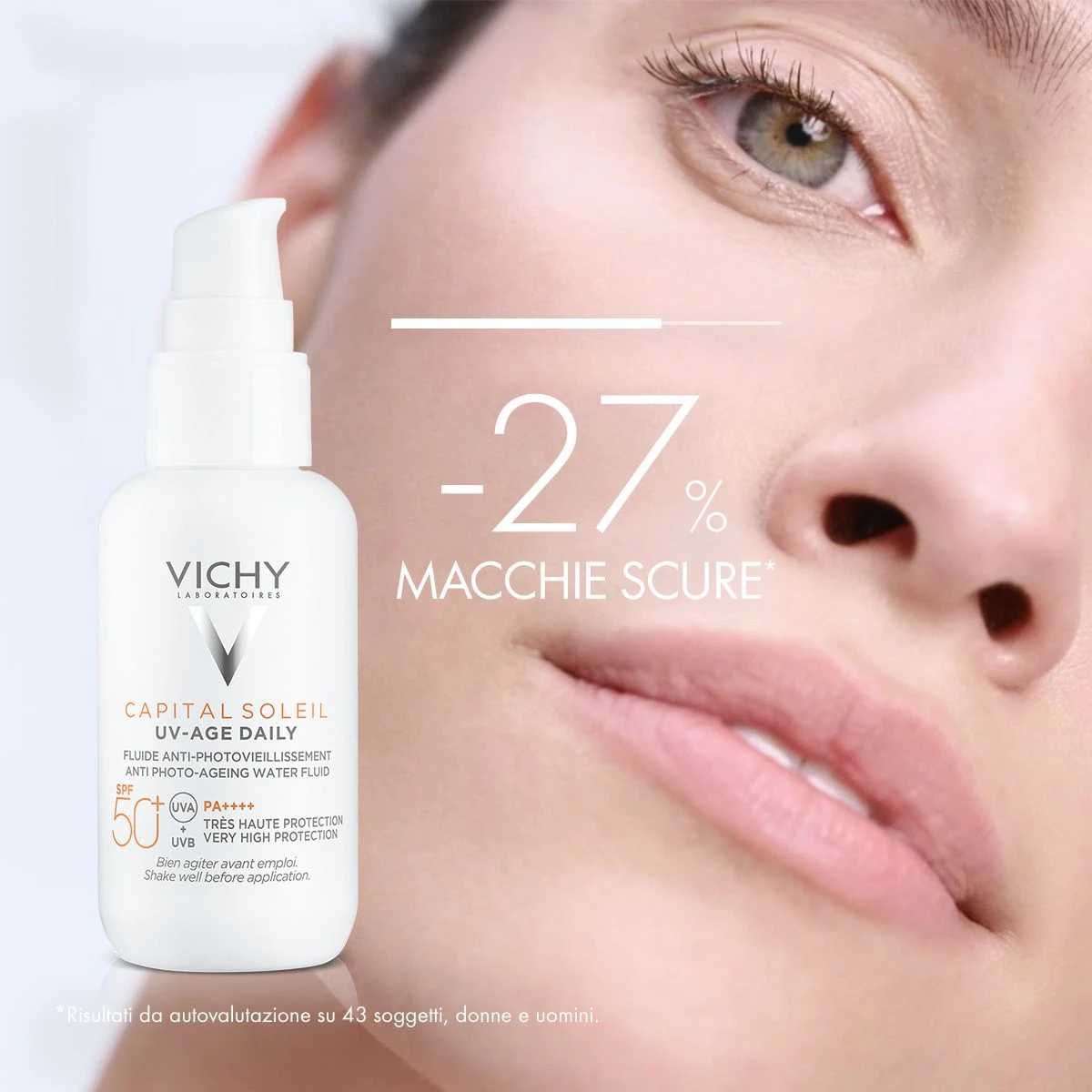 Vichy Capital Soleil Fluido Anti-Fotoinvecchiamento Colorato 50+SPF 40 Ml 2 Vichy Capital Soleil Fluido Anti-Fotoinvecchiamento Colorato 50+SPF 40 Ml - immagine 2