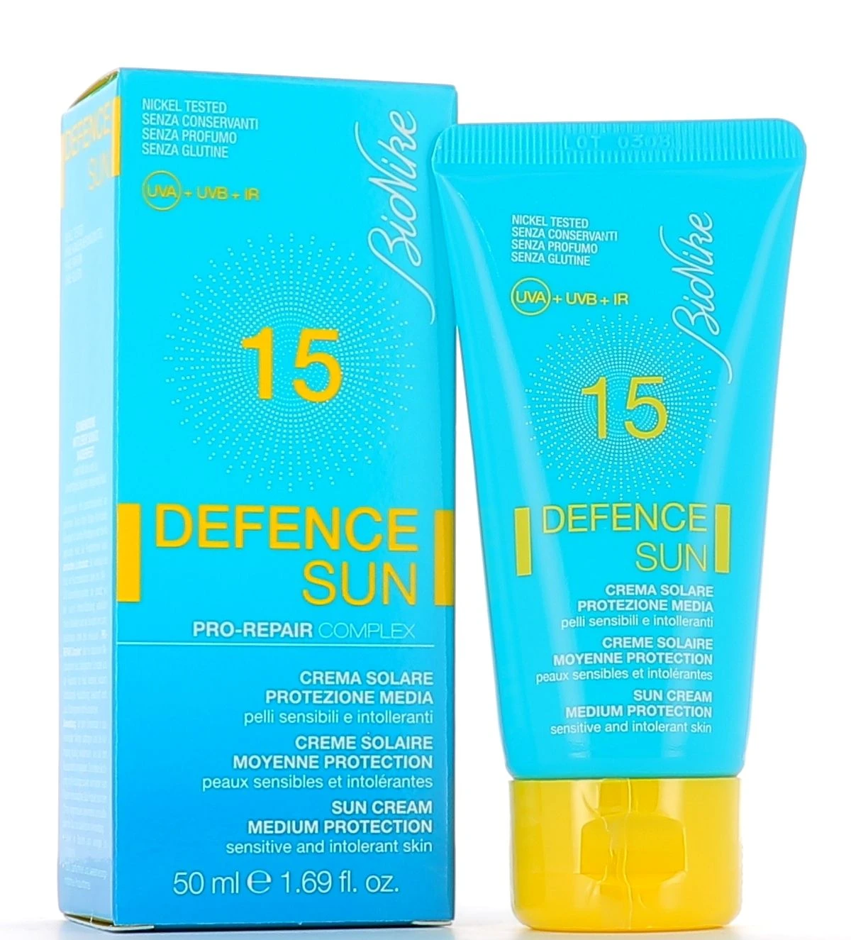 BIONIKE DEFENCE SUN Crema Solare SPF15 50ml 1 BIONIKE DEFENCE SUN Crema Solare SPF15 50ml