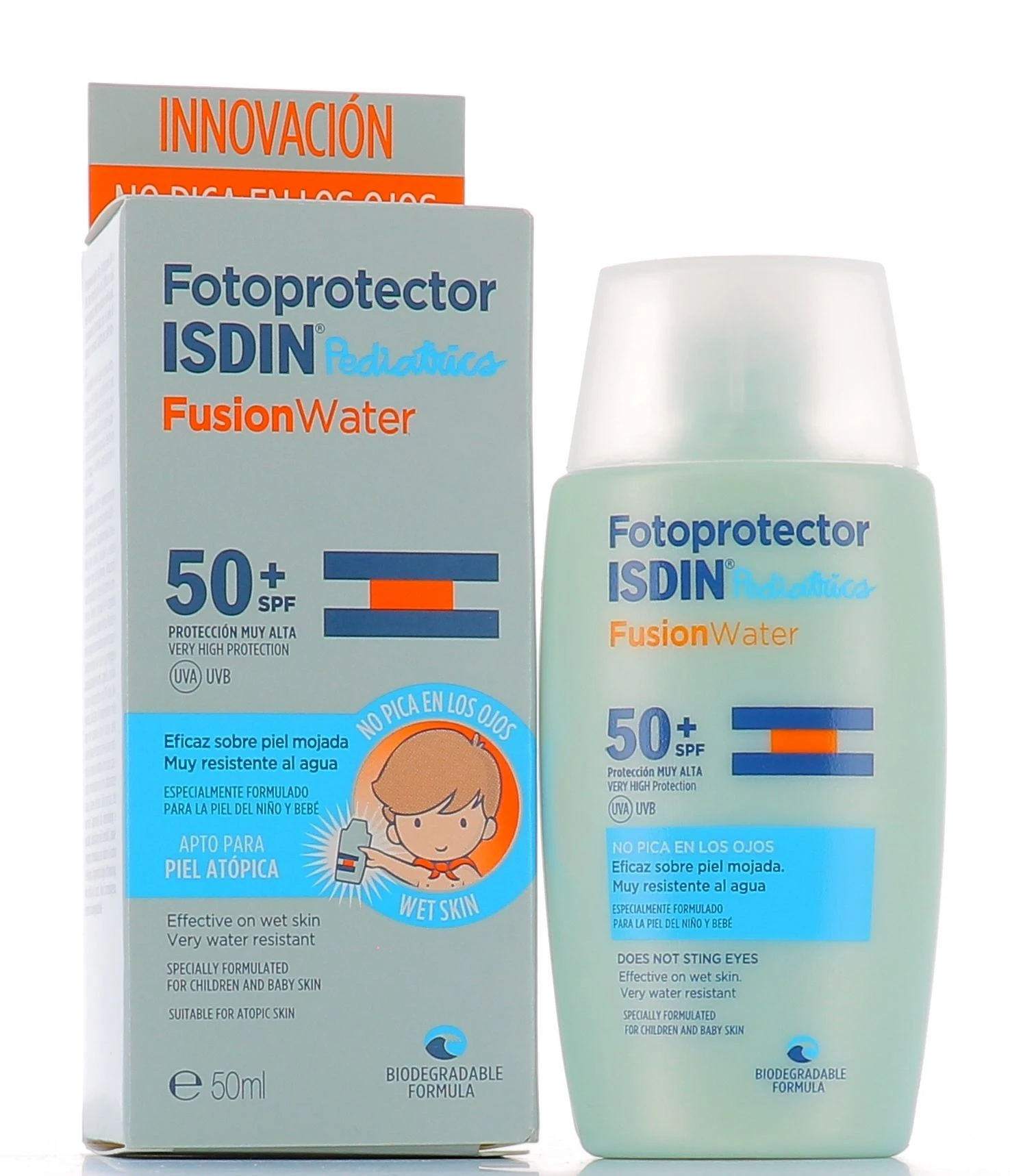 Isdin Srl ISDIN FOTOPROTECTOR PEDIATRIC FUSION WATER SPF50+ 50ML 1 Isdin Srl ISDIN FOTOPROTECTOR PEDIATRIC FUSION WATER SPF50+ 50ML
