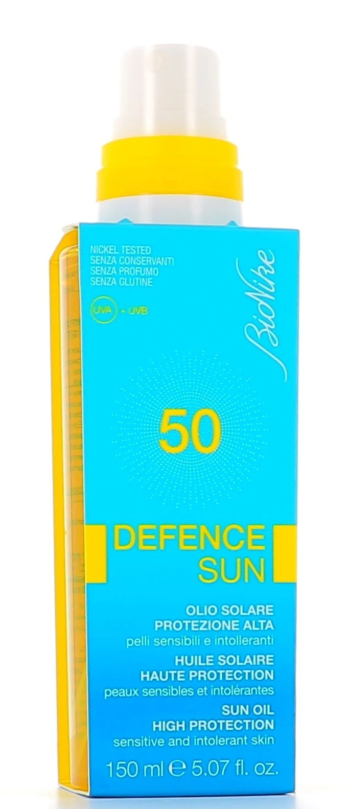 BIONIKE DEFENCE SUN SPF50 OLIO SOLARE 150ML 1 BIONIKE DEFENCE SUN SPF50 OLIO SOLARE 150ML