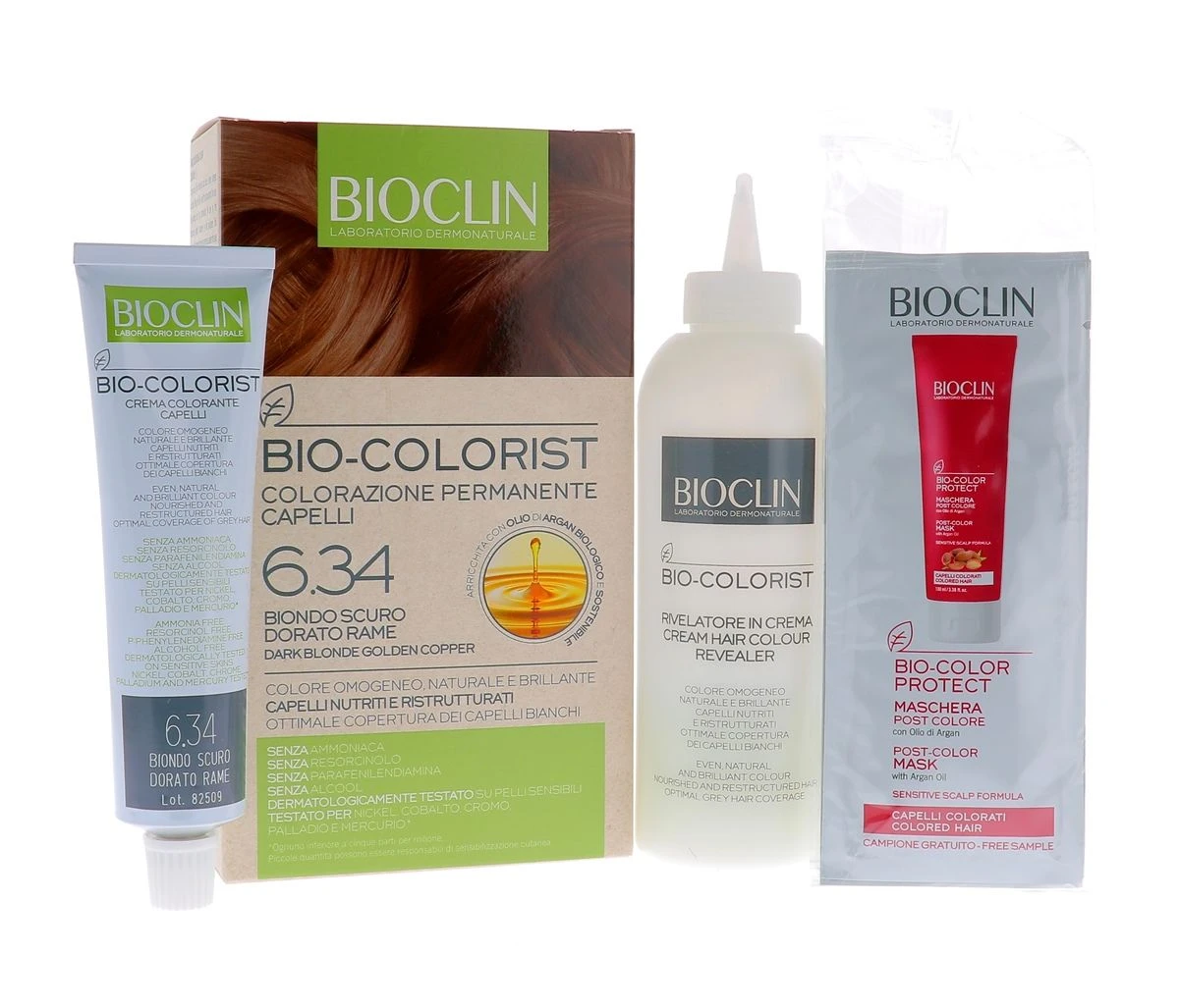BIOCLIN BIO COLOR BIONDO SCURO DORATO RAME 6.34 1 BIOCLIN BIO COLOR BIONDO SCURO DORATO RAME 6.34