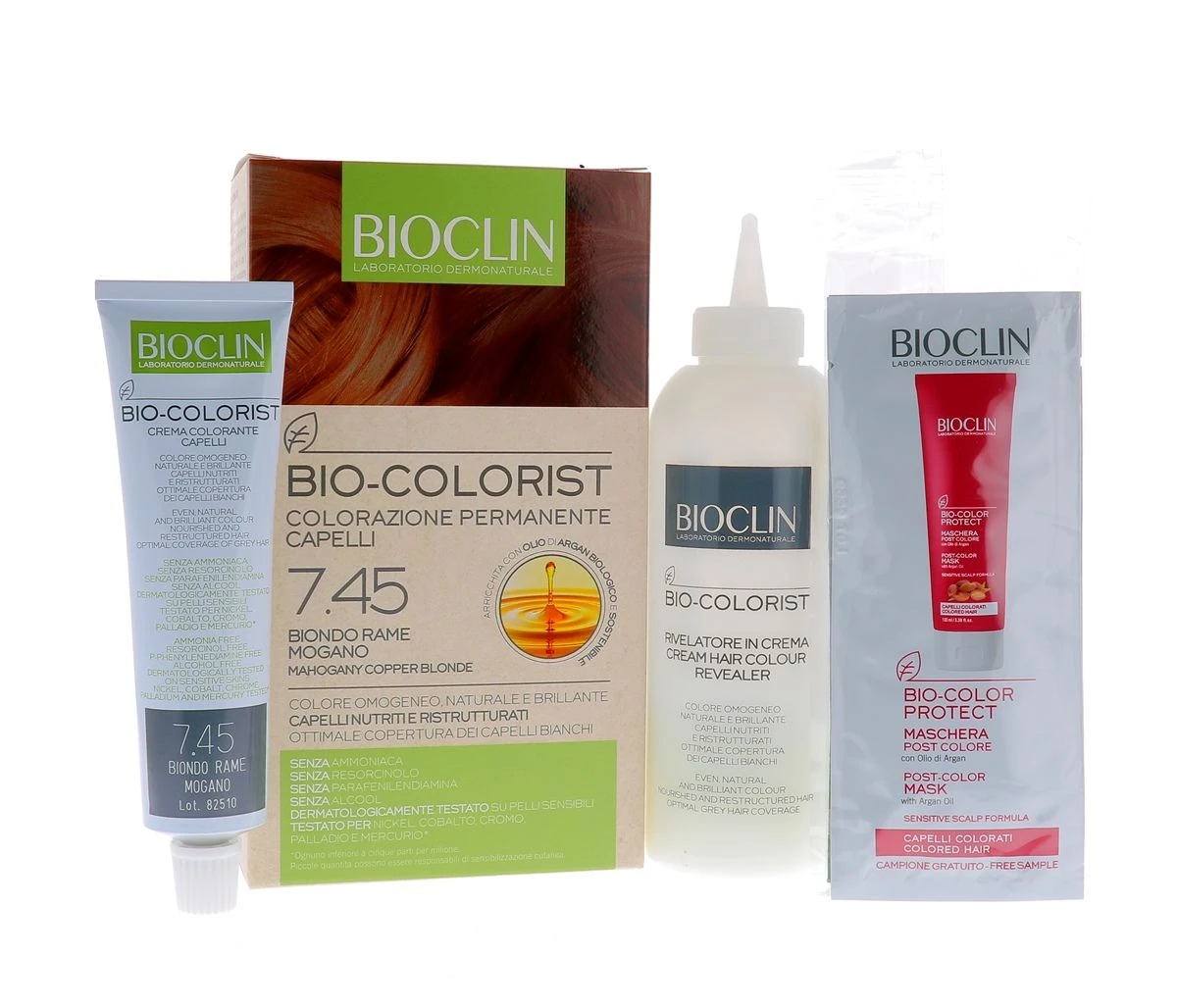 BIOCLIN BIO COLOR BIONDO RAME MOGANO 7.45 1 BIOCLIN BIO COLOR BIONDO RAME MOGANO 7.45