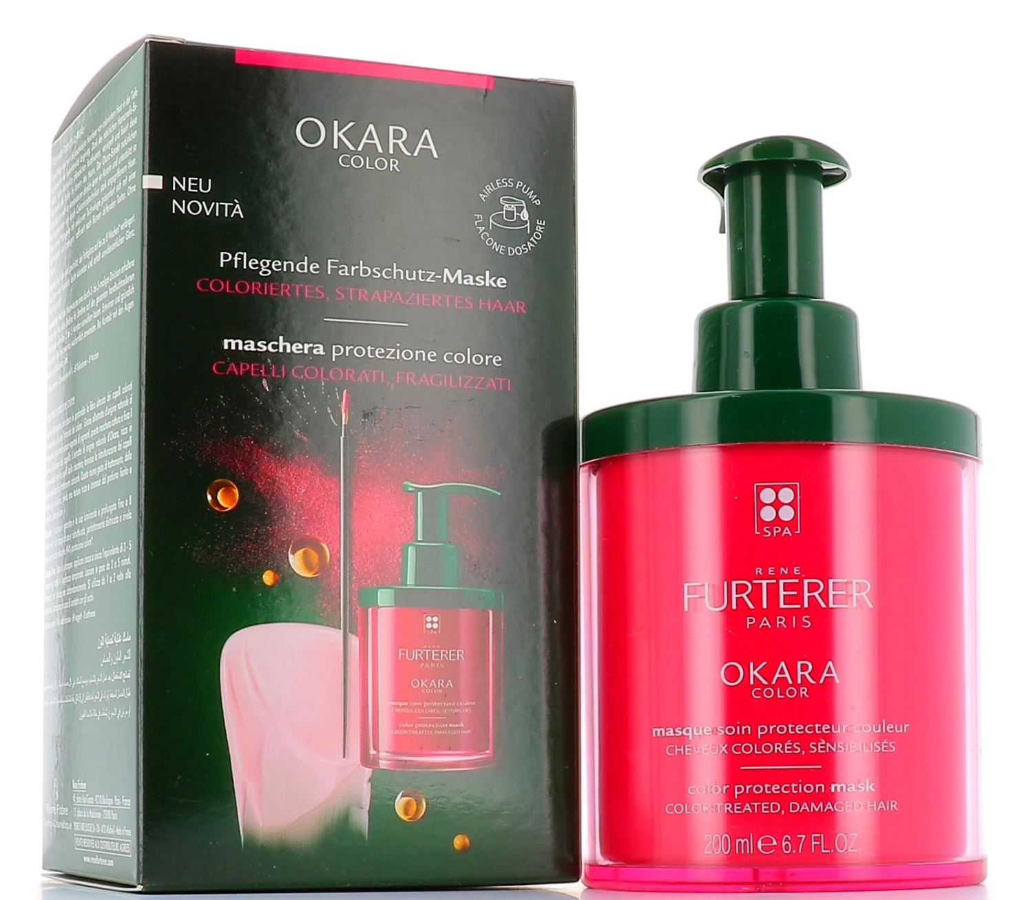 RENE FURTERER OKARA COLOR MASCHERA PROTEZIONE COLORE 200ML 1 RENE FURTERER OKARA COLOR MASCHERA PROTEZIONE COLORE 200ML