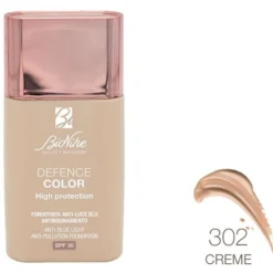 BIONIKE DEFENCE COLOR FONDOTINTA ANTI-LUCE BLU 302 CREME 30ML