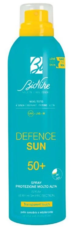 DEFENCE SUN SPRAY PROTEZIONE ALTA TRANSPARENT TOUCH SPF50+ 200ML 1 DEFENCE SUN SPRAY PROTEZIONE ALTA TRANSPARENT TOUCH SPF50+ 200ML