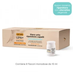 LACOTE Srl GUAM UPKER INTENSIVE KERATINE SIERO URTO RIPARATORE CAPELLI 8 FLACONI DA 10ML