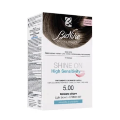 BIONIKE SHINE ON HIGH SENSITIVITY PLUS TRATTAMENTO COLORANTE CAPELLI 5.00 CASTANO CHIARO
